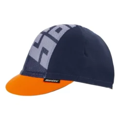Cappellino Santini Colore Blu Navy Arancione