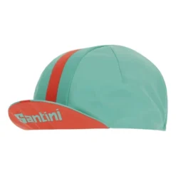 Cappellino Santini Bengal Blu Celeste Arancione -Santini st 2s460cotbeng ac 003