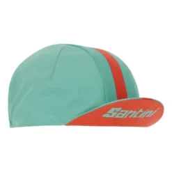 Cappellino Santini Bengal Blu Celeste Arancione -Santini st 2s460cotbeng ac 006