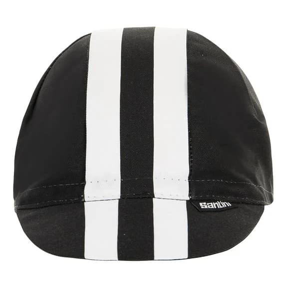 Cappellino Santini Bengal Nero Bianco 2 Cappellino Santini Bengal Nero Bianco - immagine 2