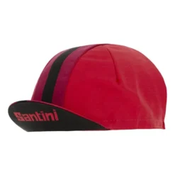 Cappellino Santini Bengal Rosso Viola Nero -Santini st 2s460cotbeng rs 003