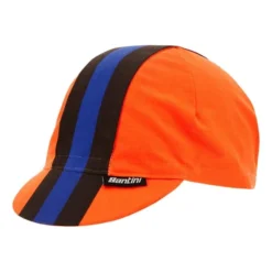 Cappellino Santini Bengal Arancio Brillante Blu