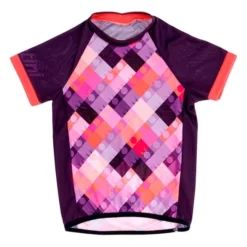 Maglia Santini Dea Ironman Manica Corta Rosa Violetto Neonato