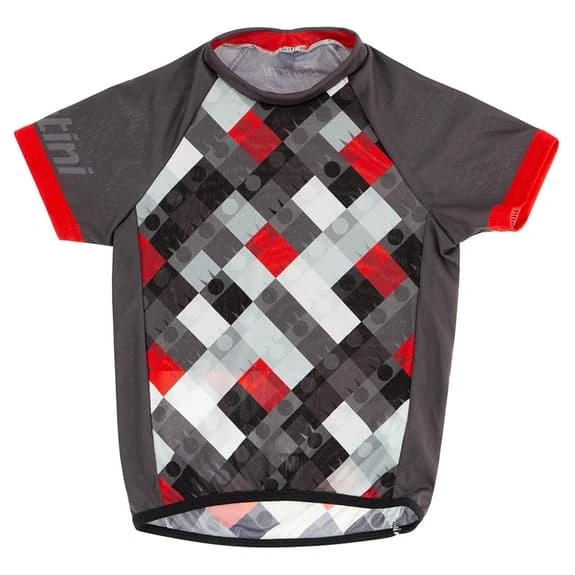 Maglia Santini Vis Ironman Manica Corta Grigio Rosso Nero Neonato 1 Maglia Santini Vis Ironman Manica Corta Grigio Rosso Nero Neonato