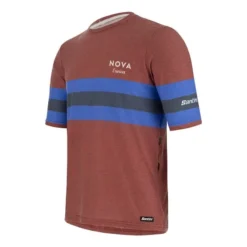 Completo Santini Nova Eroica Arte Gravel Rosso Nero -Santini st er499gllarte rs 002