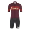 Completo Santini Eroica Ruby Bordeaux Nero