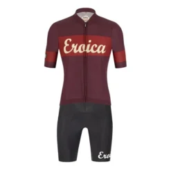Completo Santini Eroica Ruby Bordeaux Nero