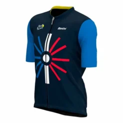 Santini Completo Tour De France 2023 Trionfo Blu -Santini st kittour2023 12 005