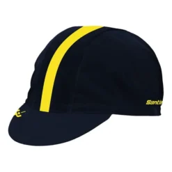 Cappellino Santini Le Maillot Jaune Allez Blu Scuro Giallo