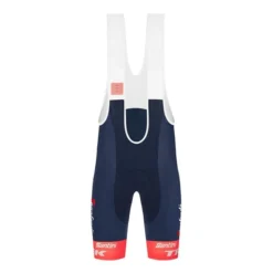 Santini Completo Trek-Segafredo 2022 Fan Line Rosso Granatina Nero - Classic Fit -Santini st re1071max22ts gn 001