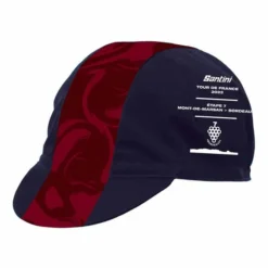 Santini Cappellino Tour De France 2023 Tappa 7 Blu Marino Bordeaux