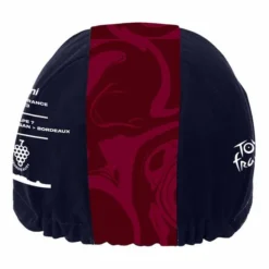 Santini Cappellino Tour De France 2023 Tappa 7 Blu Marino Bordeaux -Santini st re460cotbdx3tdf 003