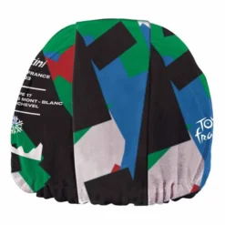 Santini Cappellino Tour De France 2023 Tappa 17 Nero Multicolor -Santini st re460cotblnc3tdf 003