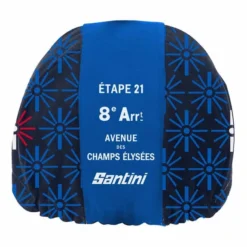 Santini Cappellino Tour De France 2023 Trionfo Blu -Santini st re460cottrion3tdf nt 003