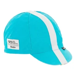 Cappellino Santini UCI World Champion 2020 Azzurro -Santini st re460cotworldac 003