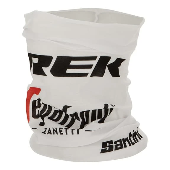 Santini Scaldacollo Trek-Segafredo 2022 Fan Line Bianco Rosso 2 Santini Scaldacollo Trek-Segafredo 2022 Fan Line Bianco Rosso - immagine 2