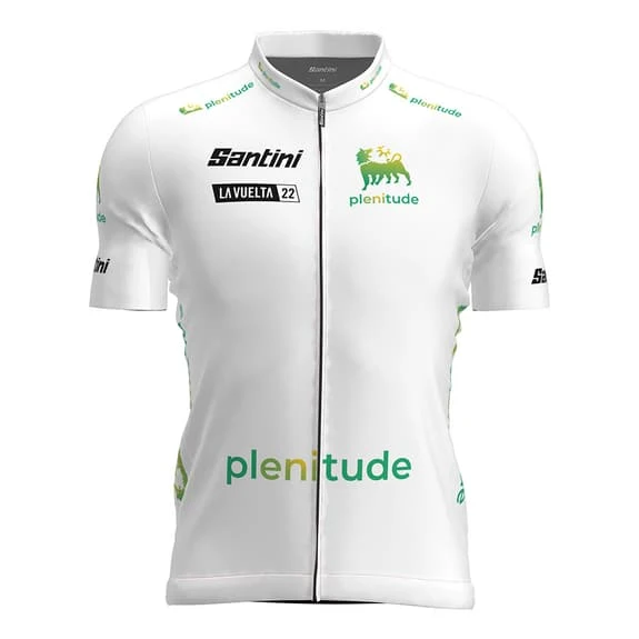 Santini Maglia Bianca La Vuelta 2022 - Classic Fit 1 Santini Maglia Bianca La Vuelta 2022 - Classic Fit