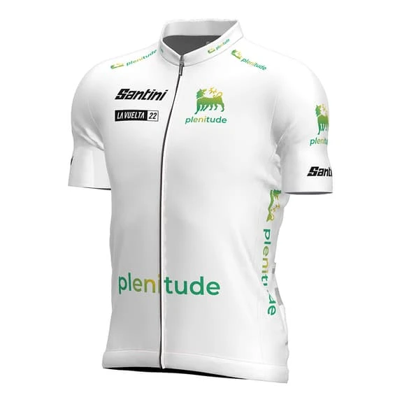 Santini Maglia Bianca La Vuelta 2022 - Classic Fit 2 Santini Maglia Bianca La Vuelta 2022 - Classic Fit - immagine 2