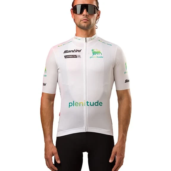 Santini Maglia Bianca La Vuelta 2022 - Classic Fit 5 Santini Maglia Bianca La Vuelta 2022 - Classic Fit - immagine 5