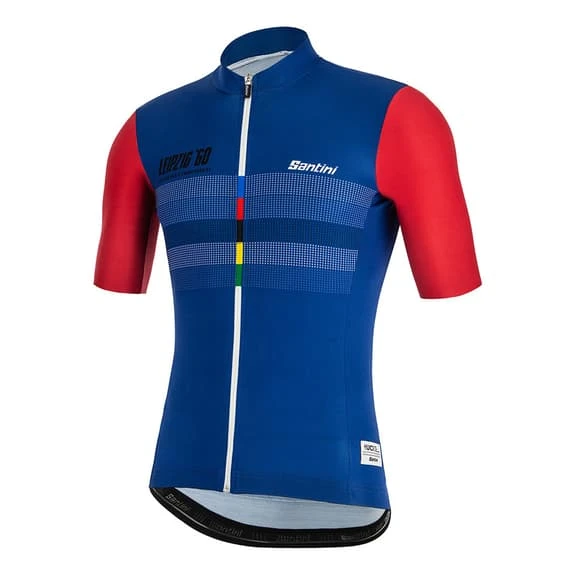 Completo Santini UCI Leipzig 1960 Nero Rosso 3 Completo Santini UCI Leipzig 1960 Nero Rosso - immagine 3