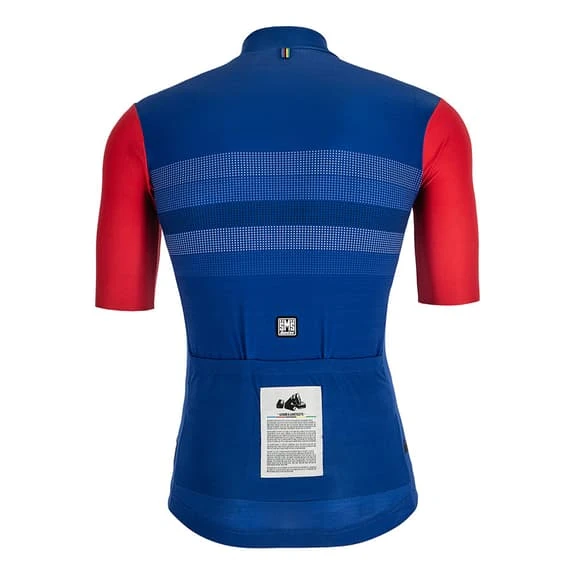 Completo Santini UCI Leipzig 1960 Nero Rosso 4 Completo Santini UCI Leipzig 1960 Nero Rosso - immagine 4