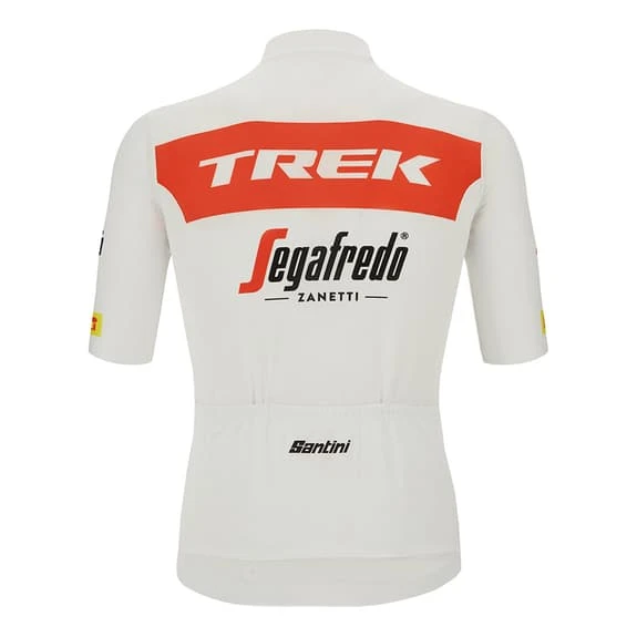 Santini Completo Trek-Segafredo 2022 Pro Team Bianco Rosso - Sleek Fit 4 Santini Completo Trek-Segafredo 2022 Pro Team Bianco Rosso - Sleek Fit - immagine 4